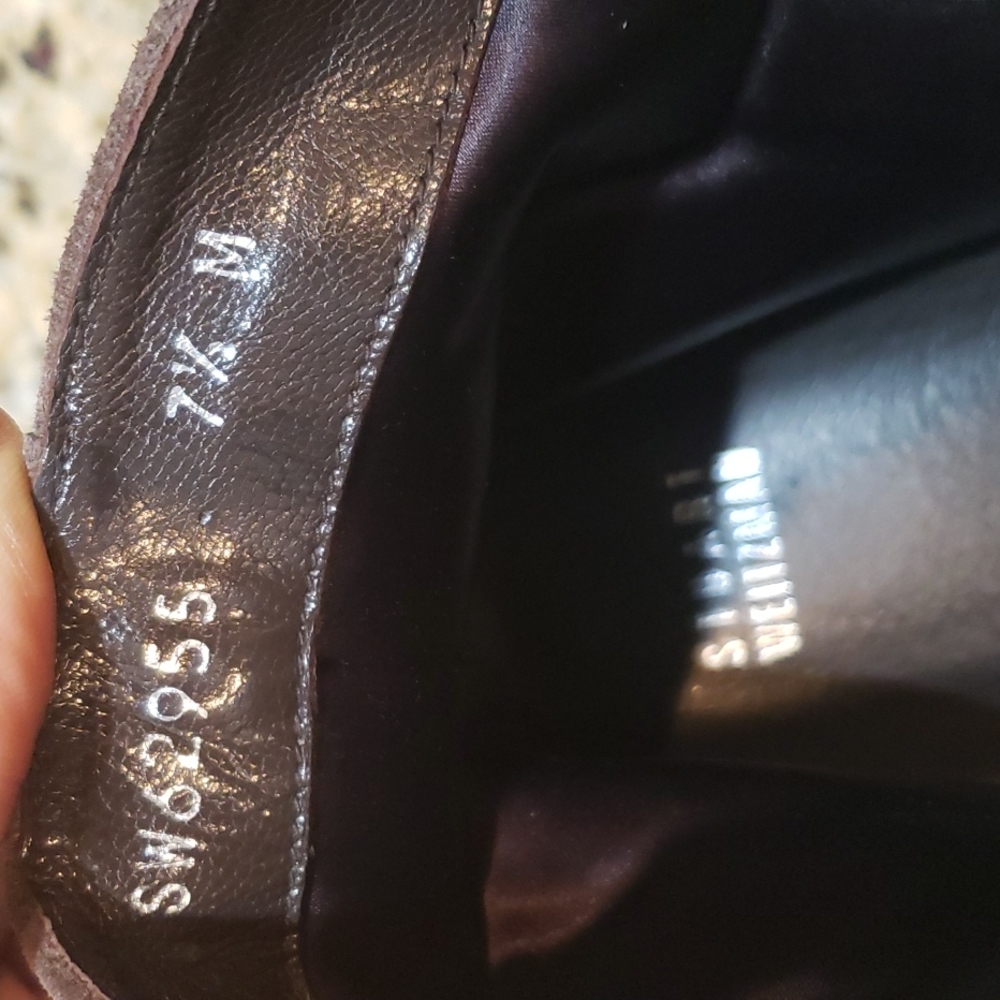 Stuart Weitzman Zipit High Top Suede Bootie - Picture 12 of 15
